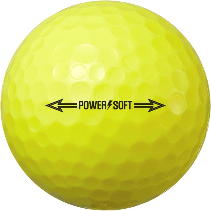 Volvik Power Soft Golf Balls (Yellow) - Image 3